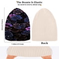 thumbnail image 4 of BZSMCE Winter Beanie Hats Casual Warm Cozy CapNightfall Blooms Pattern, 4 of 7