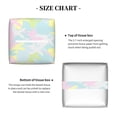 thumbnail image 5 of Tissue Color Rabbit Box Cover Holder, Square by Xecao - Leather Decorative Organizer for Tabletop, Bathroom, Car, Office, 5 of 8
