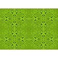thumbnail image 1 of Ahgly Company Machine Washable Indoor Rectangle Transitional Dark Lime Green Area Rugs, 6' x 9', 1 of 7