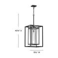 thumbnail image 3 of 2592BK-LV Hinkley Lighting Max - 3.5W 1 LED 12 V Outdoor Extra Large Hanging Lantern-Black Finish, 3 of 17