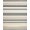 Black And Cream, Pattern 15, variant on ODIKA 8'x10' Washable Area Rug Non-Shedding, Easy Care, Striped Modern Farmhouse With Bold Pinstripe And Banded Border for King Size Bedroom Under Bed, Master Suite