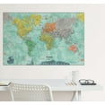 WallPops! Aquarelle World Dry Erase Map Wall Decals - Walmart.com