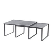 Metal Kitchen Cabinet and Counter Shelf Organizer, Expandable & Stackable, Silver, 2-Pack by Oumilen