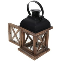 GOOHOCHY European Wooden Candlestick Candle Holder Elegant Candle Lantern for Outdoor Decor