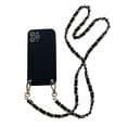 thumbnail image 3 of Funda de teléfono con correa de cuero y cordón cruzado para iPhone 15, 16, 14, 12, 11, 13 Pro Max, Mini XR, X, XS, 7, 8 Plus, SE 2020, 3 of 5