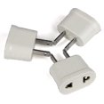 thumbnail image 3 of 3pcs Fr To Us Adapter Converter European Plug To American Plug For Connecting Devices French France Europe To The Usa To Go To Japan Canada Thailand T, 3 of 5