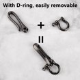thumbnail image 4 of Llavero PH PandaHall Fish Hook, de latón, color plomizo, x2, 4 of 6