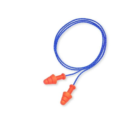 

Howard Leight SmartFit® Corded Reusable Tapered TPE Earplugs 100 pairs (SMF-30)