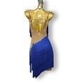 thumbnail image 2 of Sling Latin Dance Dresses for Women. Fringe, split - leg. For Latin competition, ballroom salsa and samba., 2 of 7