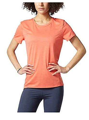 adidas Ladies’ Short Sleeve Nova Active Tee,Variety (Orange, Large)