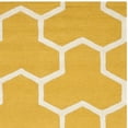 thumbnail image 3 of SAFAVIEH Cambridge Joshua Geometric Tessellation Wool Area Rug, Gold/Ivory, 9' x 12', 3 of 5