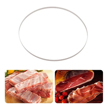 TFCFL 1650mm 0.56mm x W16mm 5pcs 4TPI Band Saw Blade Endless Meat Bone Butcher Cutter for Cut Hard Bones Frozen Meat