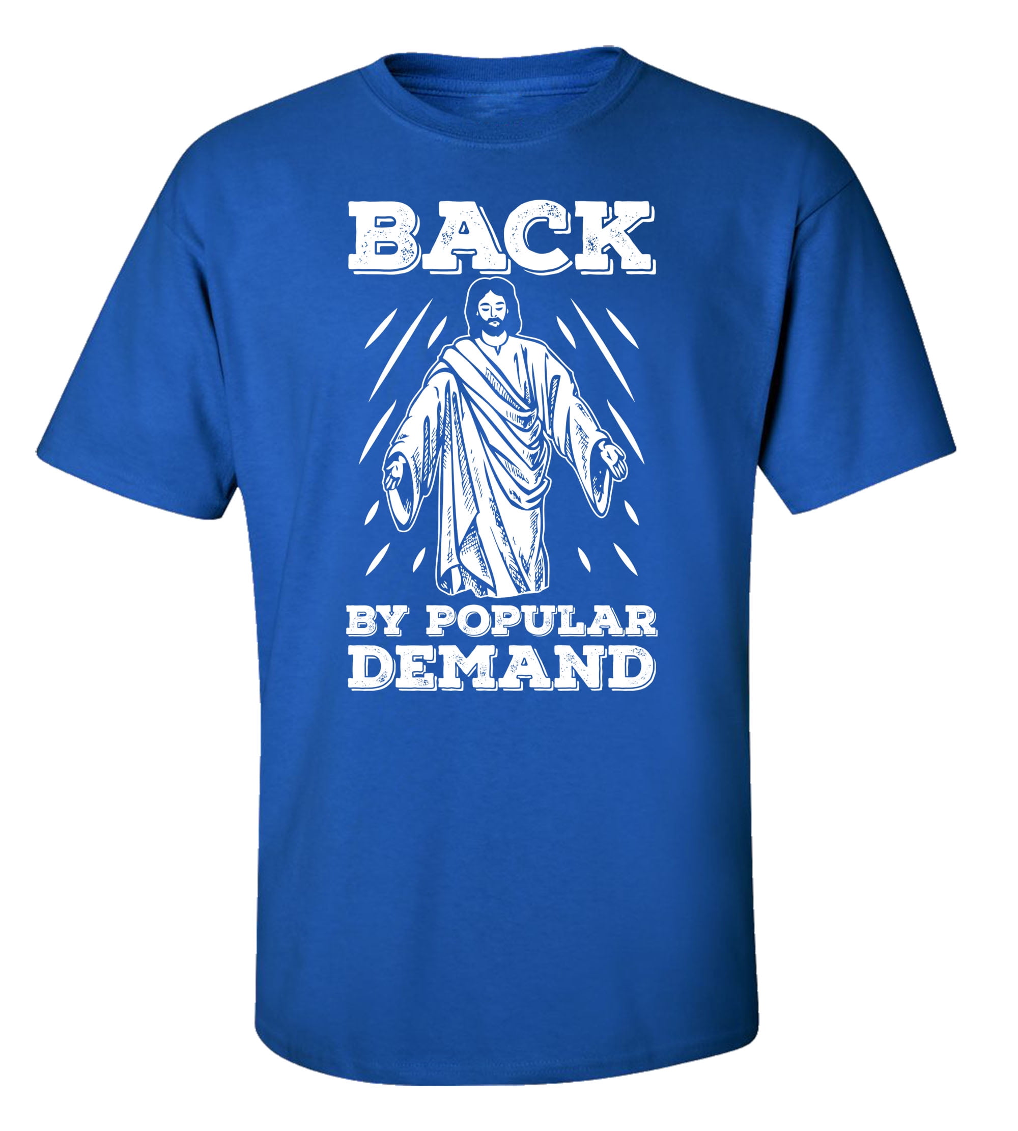 Funny Jesus: Back by Popular Demand Adult Short Sleeve Tee Shirt Black - Bild 42 von 45