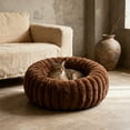 thumbnail image 4 of AuroraX Indoor Dog Bed Cute Warm Cat Bed Cave for Indoor Dog Cats , Fluffy Round Cozy Cat Couch , Kitten Dog Puppy Small Pet Supplies, 4 of 6