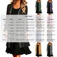 thumbnail image 3 of Fjofpr Womens Glitter Sequin Cardigan Long Sleeve Sparkle Women'S Solid Color Chiffon Cardigan with Sequin Border Elegant Long Sleeved Cover Shirt Cocktail Party Cardigan Jacket, 3 of 7