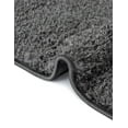 thumbnail image 7 of Unique Loom Soft Solid Shag Collection Area Rug - Aras (2' x 6' 9" Runner Smoke Gray), 7 of 7