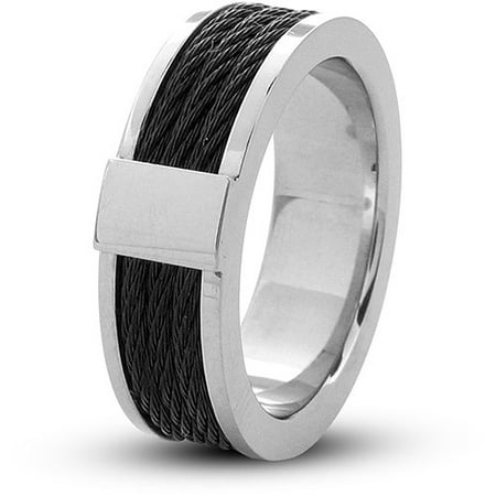 Steel Art Men's Ring with Comfort Wear