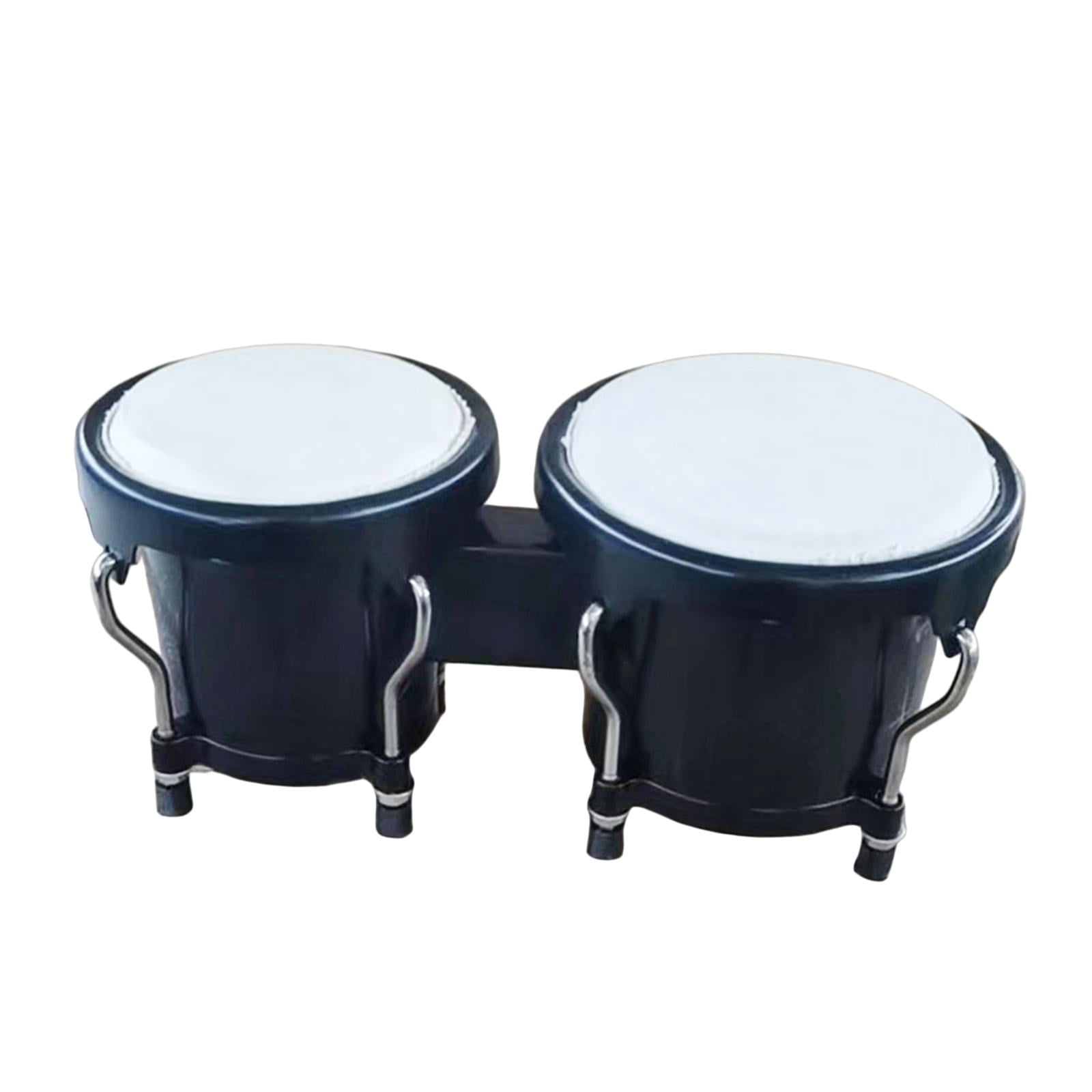 LeeQinersw African Drum Drum, Music Instruments, Bongo Drum Set for Birthday Gifts,Children Black