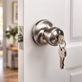 thumbnail image 6 of Satin Nickel Keyed Entry Door Knob, Front and Back Door, 6-Way Universal Fit, 6 of 14
