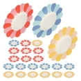thumbnail image 4 of 150 platos desechables decorativos de papel con forma de flor para fiestas, pasteles y tartas., 4 of 8