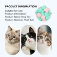 thumbnail image 2 of 6PCS Cat Ball Toy,Cat Toy Balls with Bell Inside,Soft Interactive Cat Toys for Indoor Cats, 2 of 5