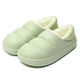 thumbnail image 5 of Zapatillas de algodón impermeables de suela gruesa para el hogar, para mujer, para uso exterior en invierno, con bolsa y tacón, antideslizantes, para parejas, cálidas, acolchadas de algodón, 5 of 5
