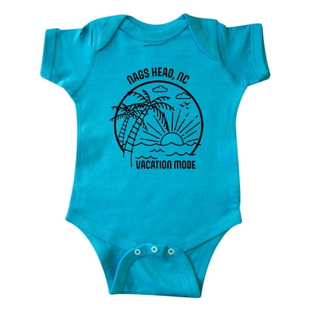 

Inktastic Summer Vacation Mode Nags Head North Carolina Gift Baby Boy or Baby Girl Bodysuit
