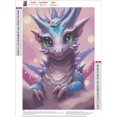 thumbnail image 2 of Pintura de diamante para adultos, pintura de diamante de dragón bebé 5D, kit completo de diamante de dragón para niños, pintura de cristal de punto de cruz con diamantes de imitación para mu, 2 of 5