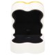 thumbnail image 3 of Harhinhe Caja de regalo de joyería con forma de trébol de cuatro hojas, almacenamiento de exhibición de collares flocados suaves con luz, 3 of 7