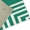 thumbnail image 2 of 24" 36" Simply Daisy Corner Stripes Modern & Contemporary Chenille Area Rug, Kelly Green, 2 of 4