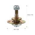 thumbnail image 2 of HAMPPLIES 4Pcs Furniture Rocking Chair Bearing Replacement Part with Clear Thread Design, 2 of 6