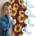 thumbnail image 3 of Blackout Kids Curtains,Red Sunflower Childrens Insulated Curtains Set Of 2,Bedroom Essentials,Toddler Room Decor 42x54in(106x137cm), 3 of 4