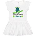 thumbnail image 3 of Inktastic Port St. Lucie, Florida Happy Sea Turtle Girls Baby Dress, 3 of 5
