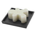 thumbnail image 5 of Unique Bargains 1 Pc Waterproof Soap Holder Square Black Soap Holder for Bathroom 3.62"x3.62"x0.43", 5 of 6