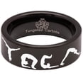 thumbnail image 5 of Yoga Style 3 Tungsten Carbide Ring, 5 of 9