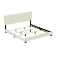 thumbnail image 4 of Reece Channel Stitched Upholstered King Bed, Ivory, by Hillsdale Living Essentials, 4 of 19