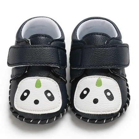 

Wesracia Baby Shoes Toddler Baby Cartoon Pandas Rubber Soft Anti-Slip Baby Walking Shoes Prewalker