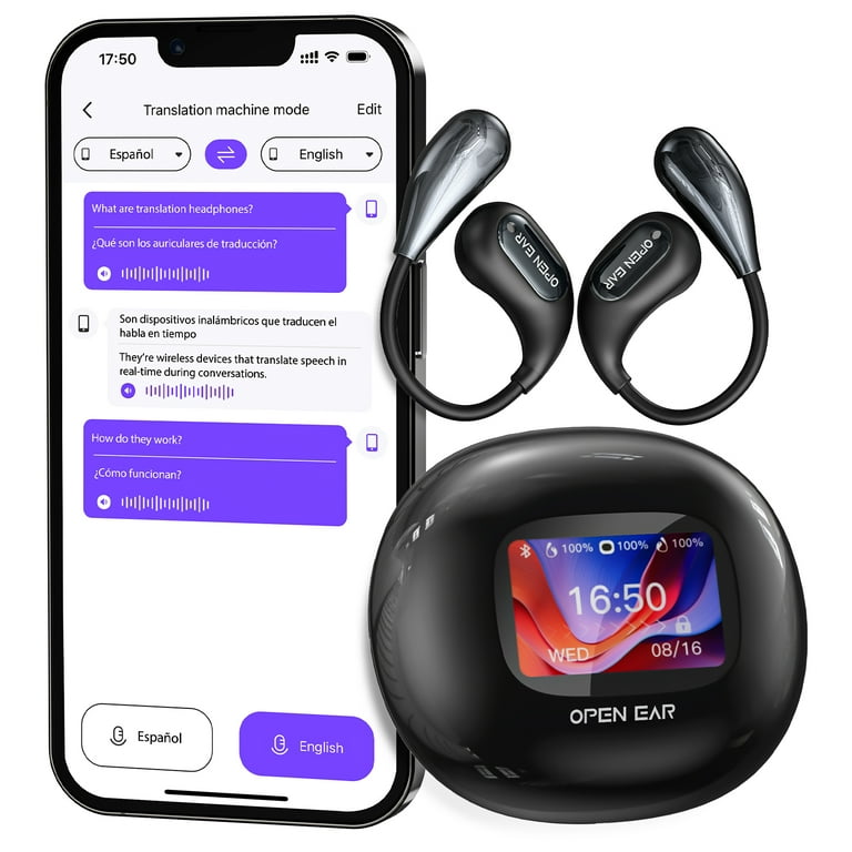 ERAZER XP7 Translation Earbuds Real Time Support 150 Language