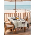 thumbnail image 2 of 60x102 Inch Outdoor Tablecloth with Umbrella Hole Zipper Rectangle Texas Star Brown Rectangular Tablecloths Outside Waterproof Farmhouse Berry Wooden Vintage Patio Table Cloth Cover for Picnic Party, 2 of 8