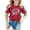 Red, variant on Girls Short Sleeve T-Shirts Kids Glitter 2026 Graphic Print Tops Crewneck Basic Casual Loose Soft Tees Shirts for Girls [Graphic Print   Comfortable], Soft Breathable Top for Kids and
