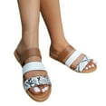 thumbnail image 4 of Sandalias de playa con plataforma y punta abierta para mujer, zapatillas de verano de talla grande Wmkox8yii  ytu10120, 4 of 8