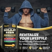 Zoyava Shilajit Resin, New & Improved Pure Himalayan Organic Resin with Black Seed Powder Ashwagandha Panax Ginseng High Potency Herbal Blend for Enhanced Energy Made for Men & Women Honey Flavor 50