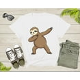 thumbnail image 2 of Cool Dabbing Dancing Lazy Sloth for Men Women Kids Boys Girl T-Shirt Sloth Animal Shirt for Men Women Kids Boys Girls Teens Gift Tshirt, 2 of 8