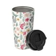 thumbnail image 2 of Honeii Cute Cartoon Sloth Print Travel Coffee Mug Insulated Coffee Cup with Leakproof Lid, Coffee Tumbler, Reusable Coffee Cups with Seal Lid, 2 of 8