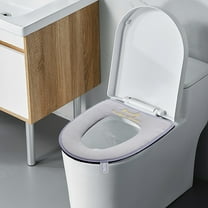 YZEGDCH Toilet Seat Cover, Washable & Reusable Toilet Cover, Cushioned Mat with Thick Sponge for Extra Comfort