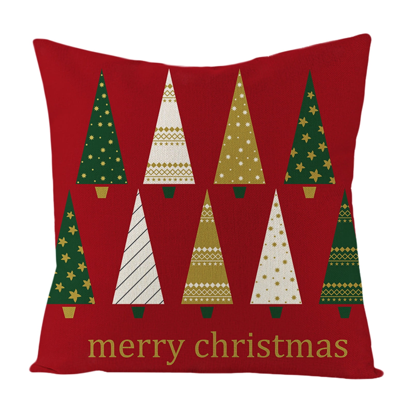 QISIWOLE Christmas Pillow Cover Merry Christmas Throw Cushion Covers