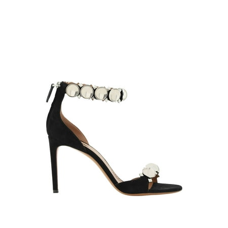 

Alaia suede leather bombe sandals