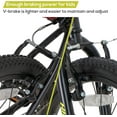 thumbnail image 4 of Hiland 20 inch Kids Mountain Bike for Girls Boys with Dual Handbrakes Kickstand, Black, 4 of 9