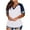 White, variant on Spring Tops for Women Womens Tops Plus Size 2X Breathable Fashion Gradient Color V-Neck Short Sleeve T-Shirt Tops Blouse Gifts for Women
