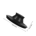 thumbnail image 2 of GOOHOCHY Tapón Para Fregadero De Cocina De Goma Negro Con Para Triturador Y Drenaje Eficiente, 2 of 6